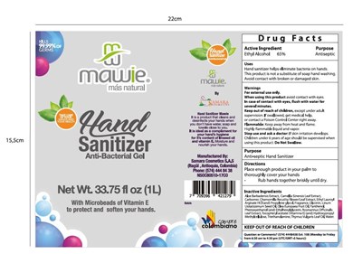 Label (Gel Antibacterial 1l Otc3)